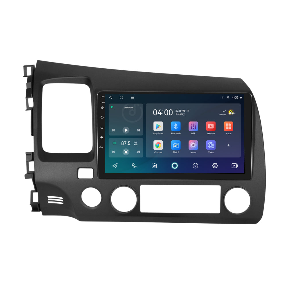 Honda Civic | Android 15 | 10 inch Autoradio | 2007 t/m 2011 | CarPlay & Android Auto