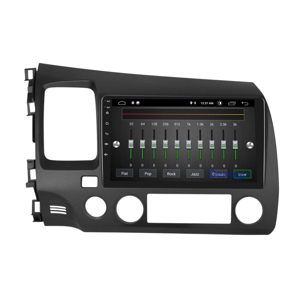 Honda Civic car radio navigation | Android 10.1 | 2007 to 2011 | CarPlay & Android Auto