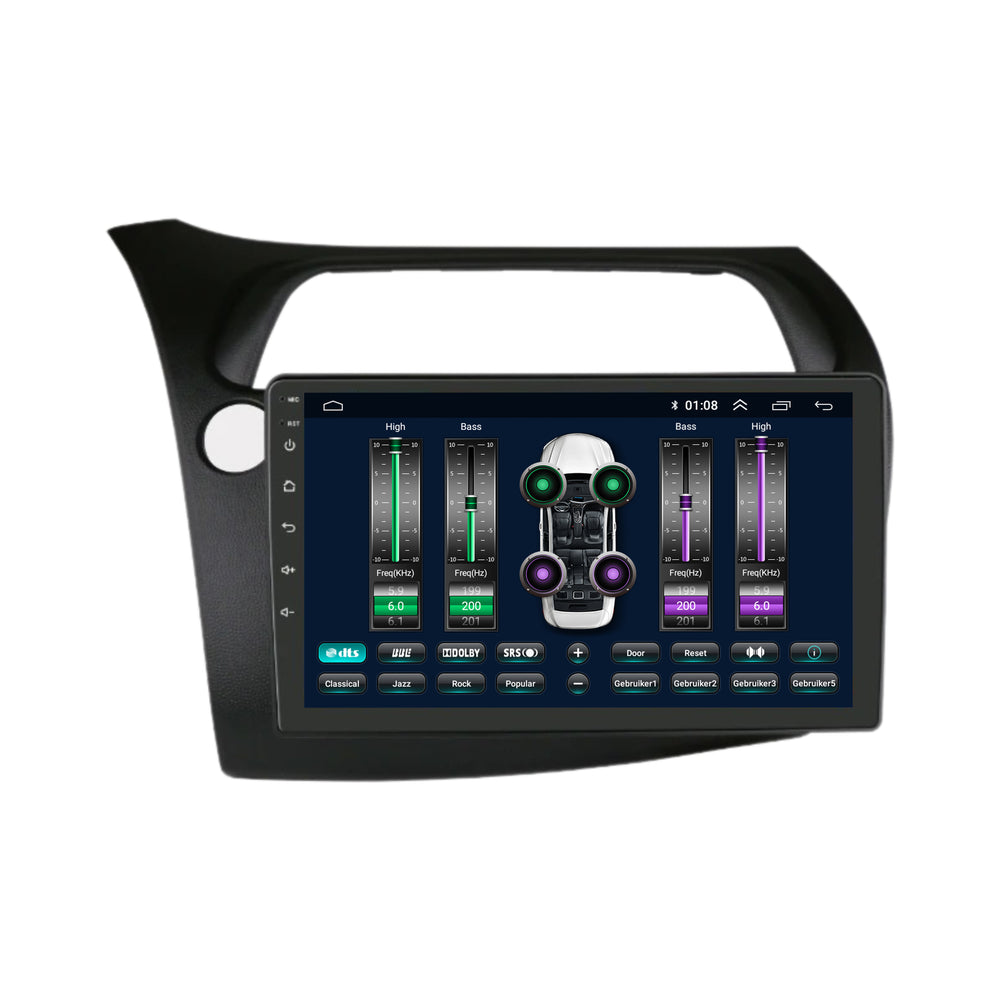 Honda Civic | Android 13 | Autoradio | 2005 t/m 2011 | CarPlay & Android Auto