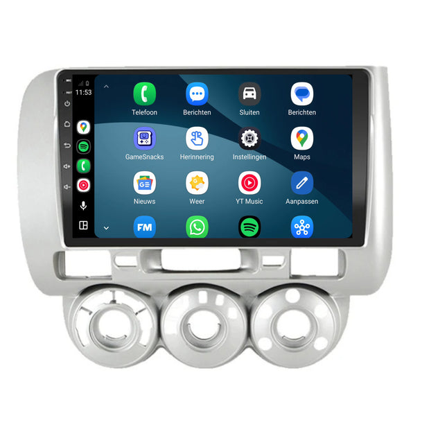 Autoradio CarPlay e Android Auto Honda Jazz | dal 2008 al 2013 | 9 inch | Android 15 | CTX-7156