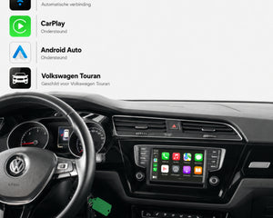 Collection image for: Volkswagen Touran | 2016 t/m 2026 | CarPlay & Android Auto autoradio en CarPlay Box | MIB