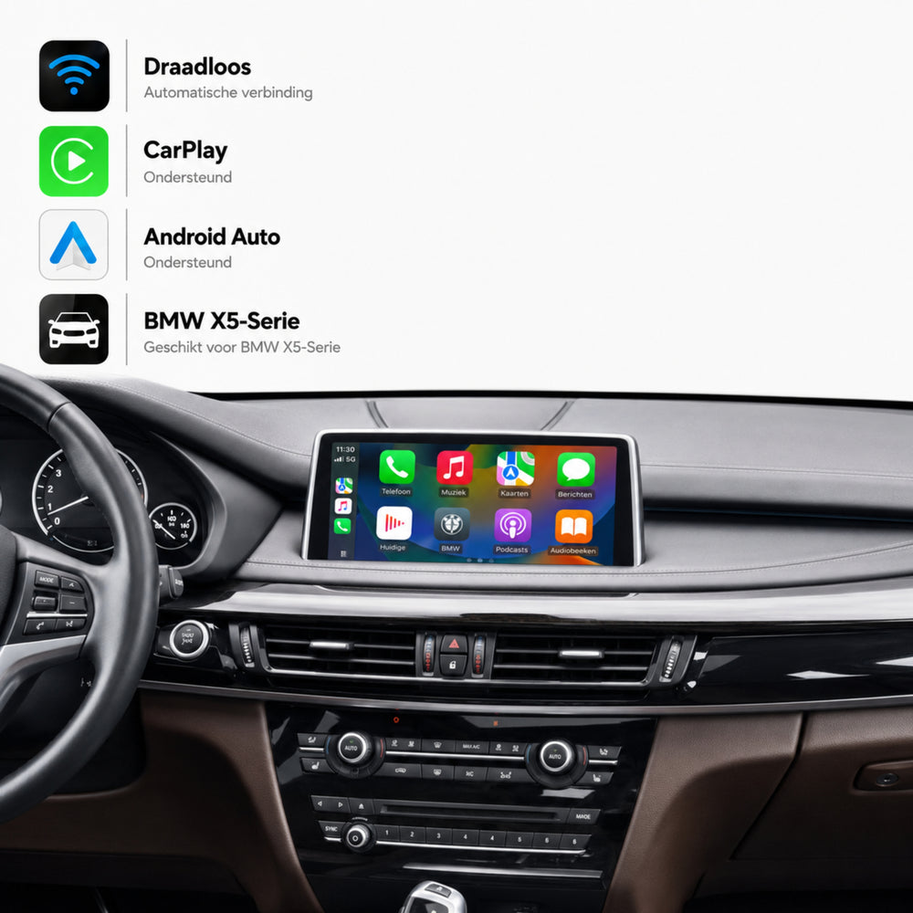BMW X5 G05 | 2017 t/m 2019 | CarPlay & Android Auto Box | NBT EVO