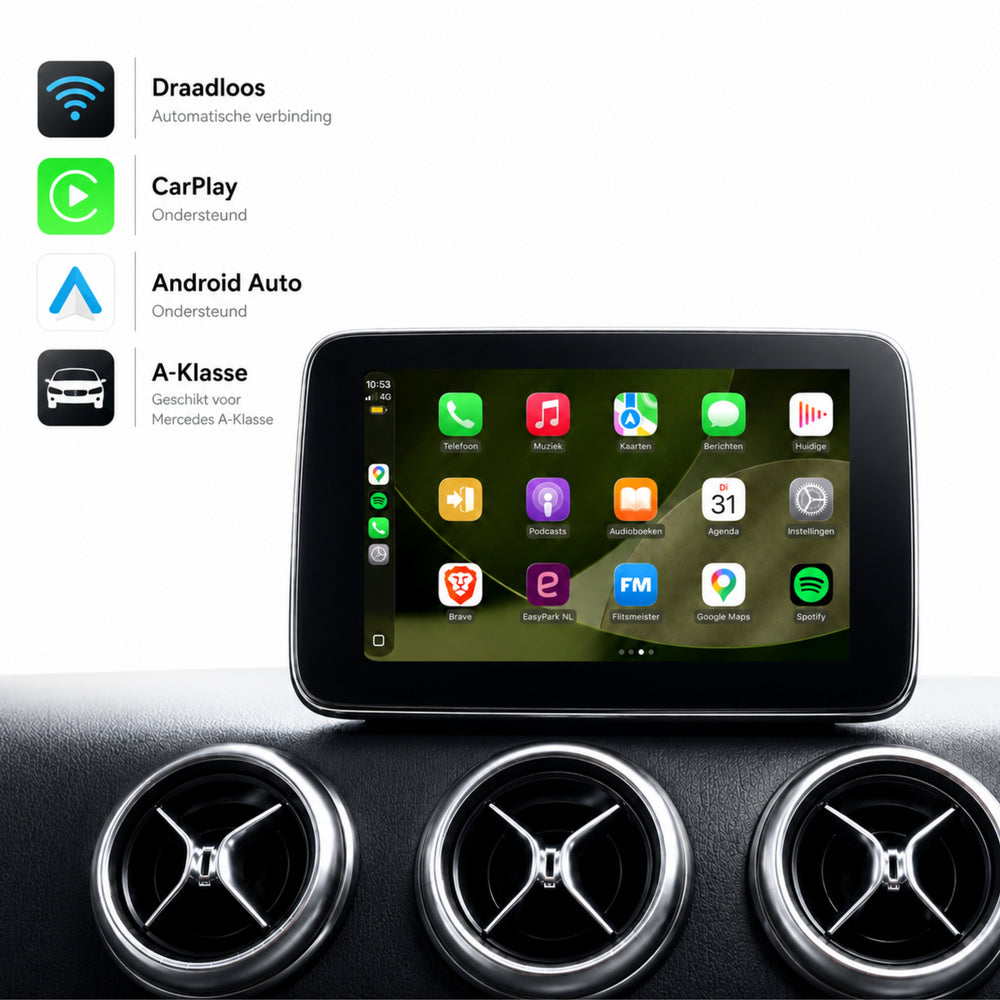 Mercedes A-Klasse | 2012 t/m 2015 | CarPlay & Android Auto Box