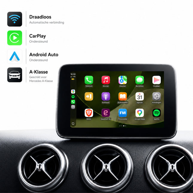 Mercedes A-Klasse | 2012 t/m 2015 | CarPlay & Android Auto Box