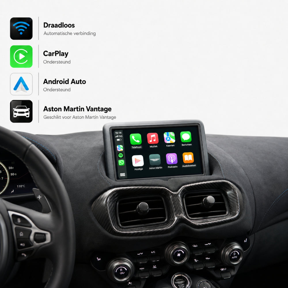 Aston Martin Vantage | 2018 t/m 2023 | CarPlay & Android Auto Box