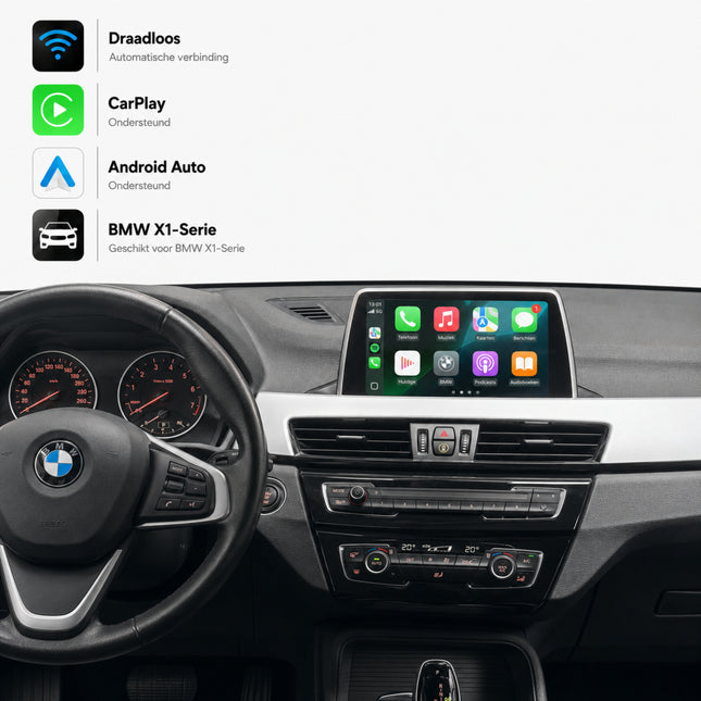 BMW X1 F48 | 2018 t/m 2022 | CarPlay & Android Auto Box | NBT EVO