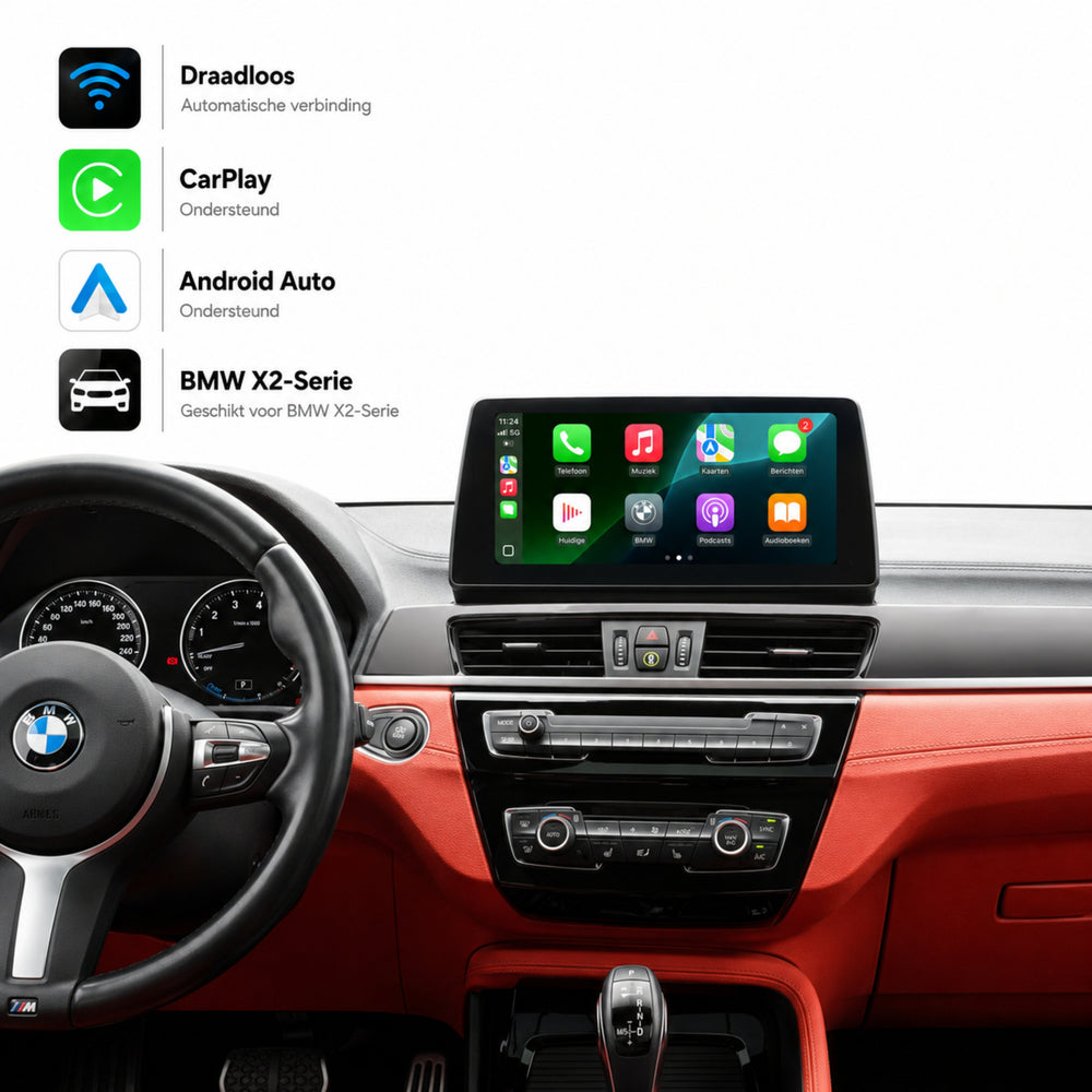 BMW X2 F39 | 2017 t/m 2023 | CarPlay & Android Auto Box | NBT EVO