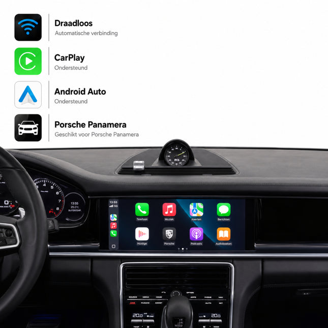 Porsche Panamera | 2016 t/m 2026 | CarPlay & Android Auto Box | MIB3