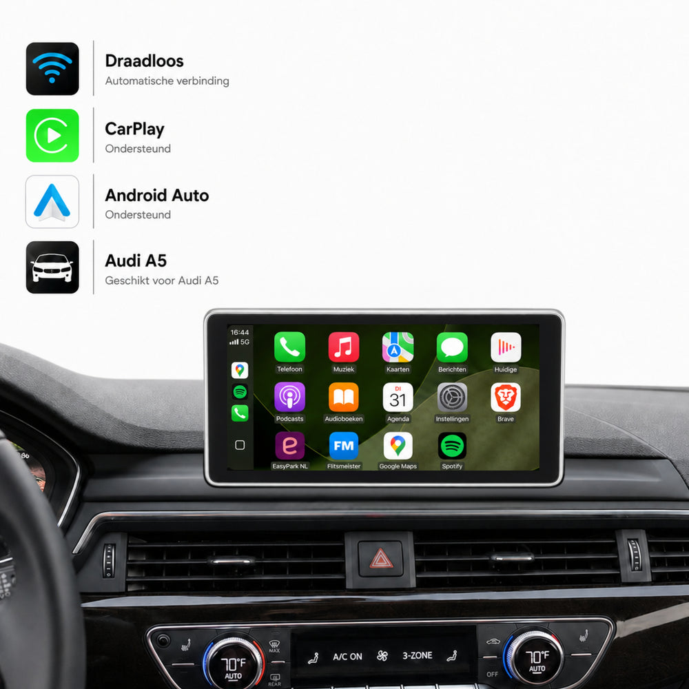 Audi A5, Audi S5 en Audi RS5 | 2017 t/m 2019 | CarPlay & Android Auto Box | MIB
