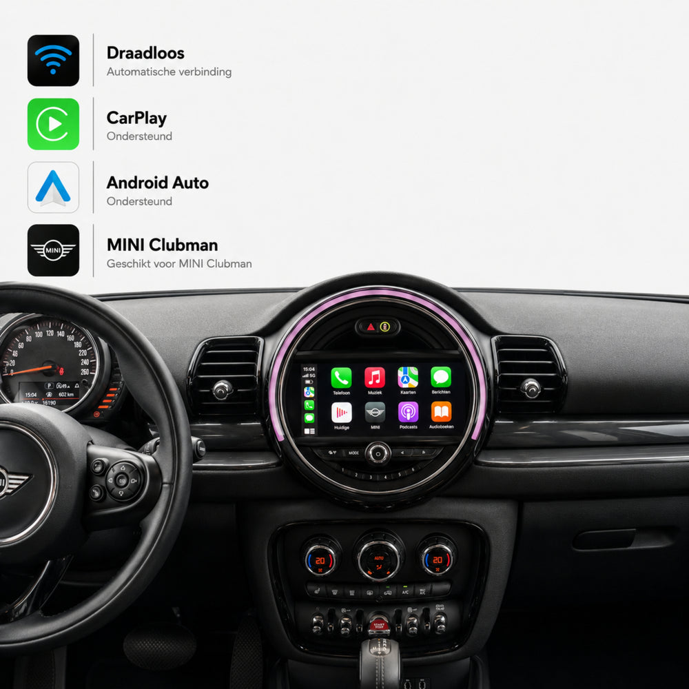 MINI Clubman | 2015 t/m 2017 | CarPlay & Android Auto Box