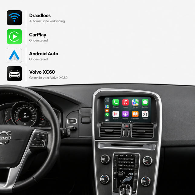 Volvo XC60 | 2011 t/m 2014 | CarPlay & Android Auto Box | Sensus
