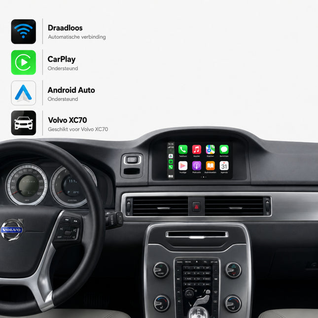 Volvo XC70 | 2011 t/m 2014 | CarPlay & Android Auto Box | Sensus