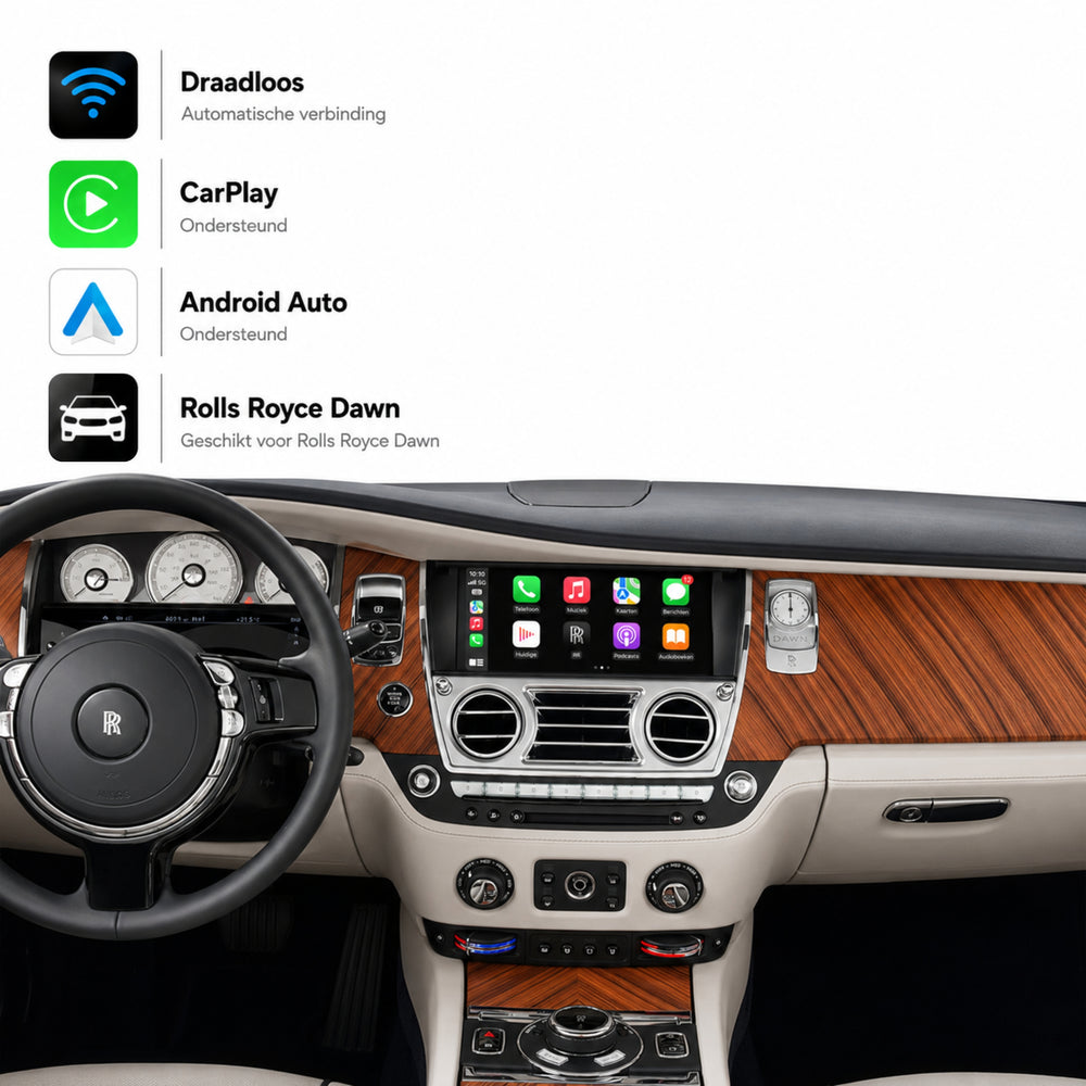 Rolls-Royce Dawn | 2015 t/m 2018 | CarPlay & Android Auto Box | NBT