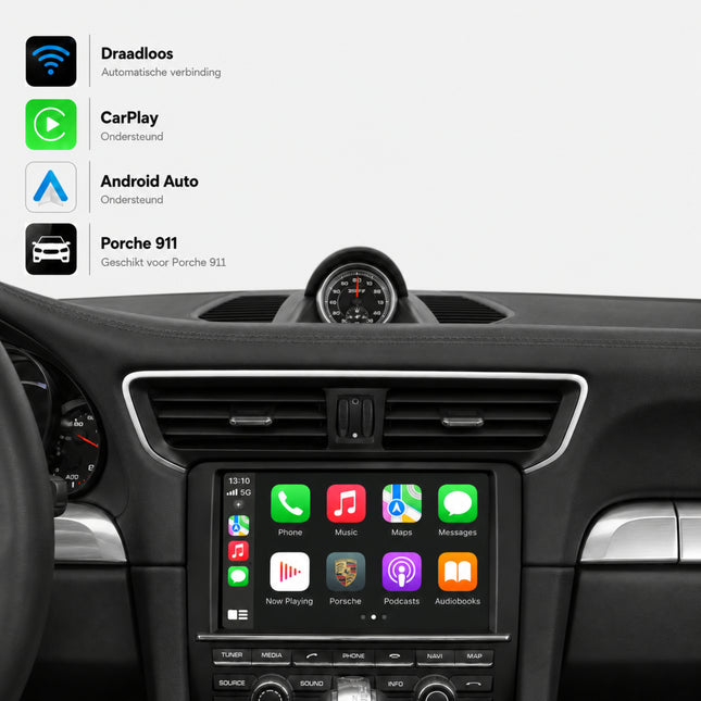 Porsche Boxster (987) | 2012 t/m 2016 | CarPlay & Android Auto Box | PCM 3.1