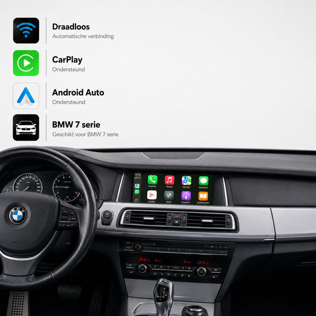 BMW 7 Serie F01/F02 | 2012 t/m 2015 | CarPlay & Android Auto Box | NBT