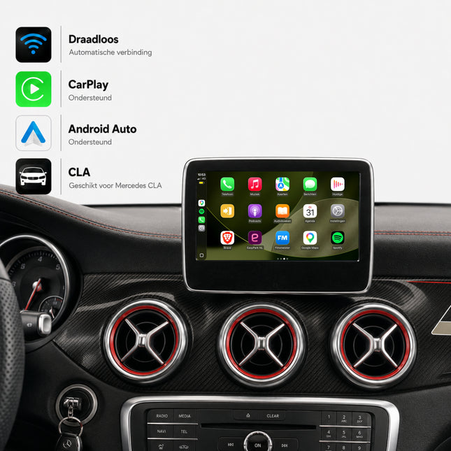Mercedes CLA-Klasse | 2013 t/m 2014 | CarPlay & Android Auto Box