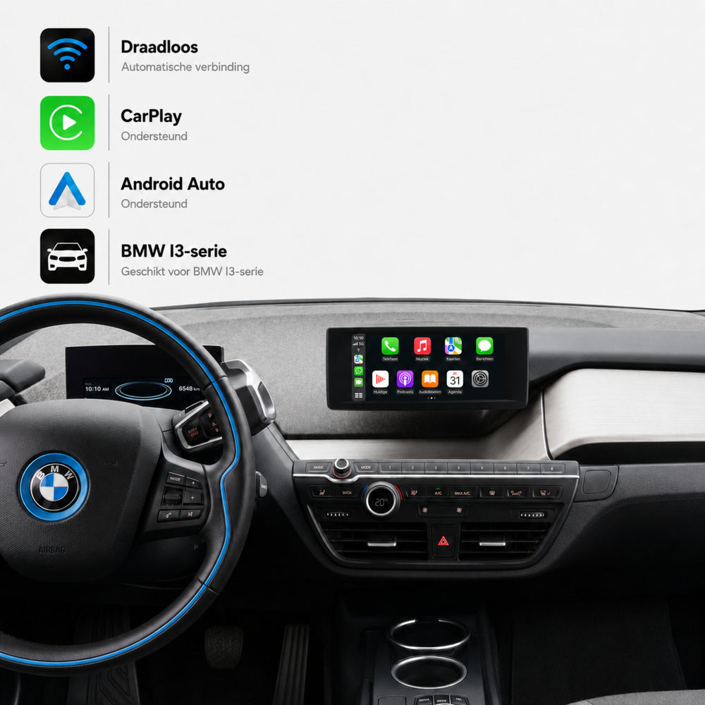 BMW i3 I01 | 2013 t/m 2018 | CarPlay & Android Auto Box | NBT