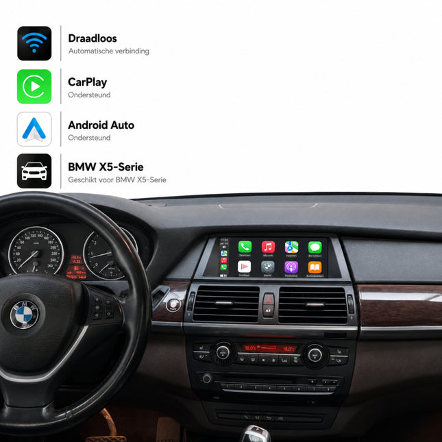 BMW X5 | 2006 to 2010 | CarPlay & Android Auto Box | CCC