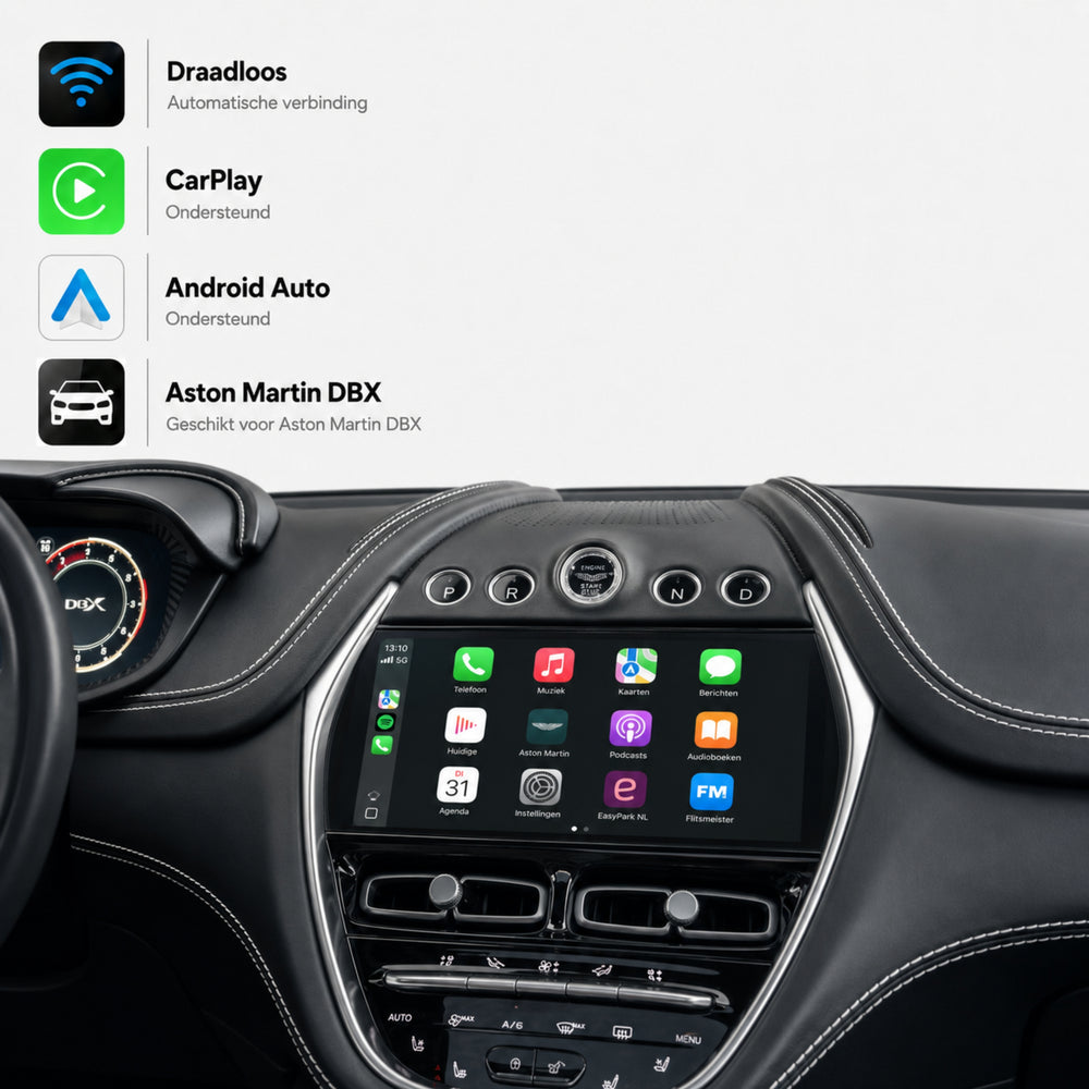 Aston Martin DBX | 2016 t/m 2023 | CarPlay & Android Auto Box