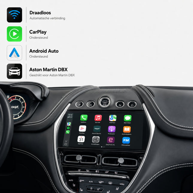 Aston Martin DBX | 2016 t/m 2023 | CarPlay & Android Auto Box