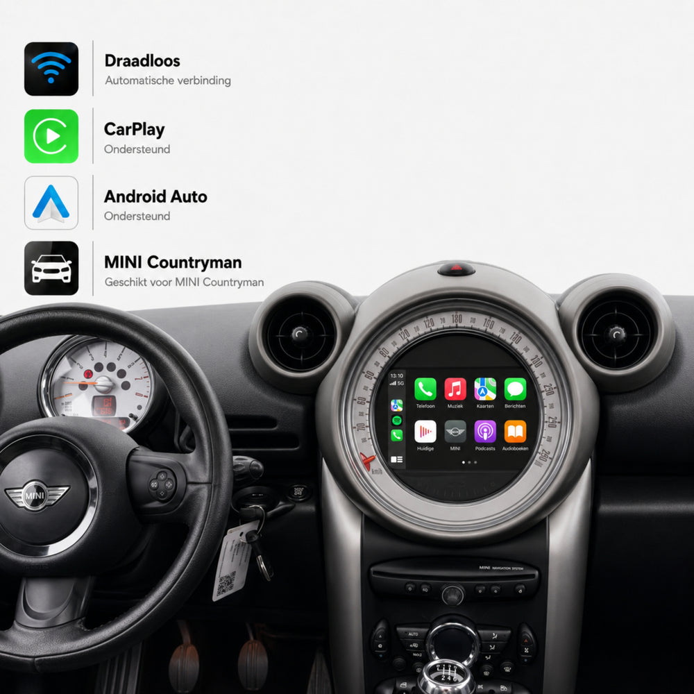MINI Countryman | 2010 t/m 2015 | CarPlay & Android Auto Box