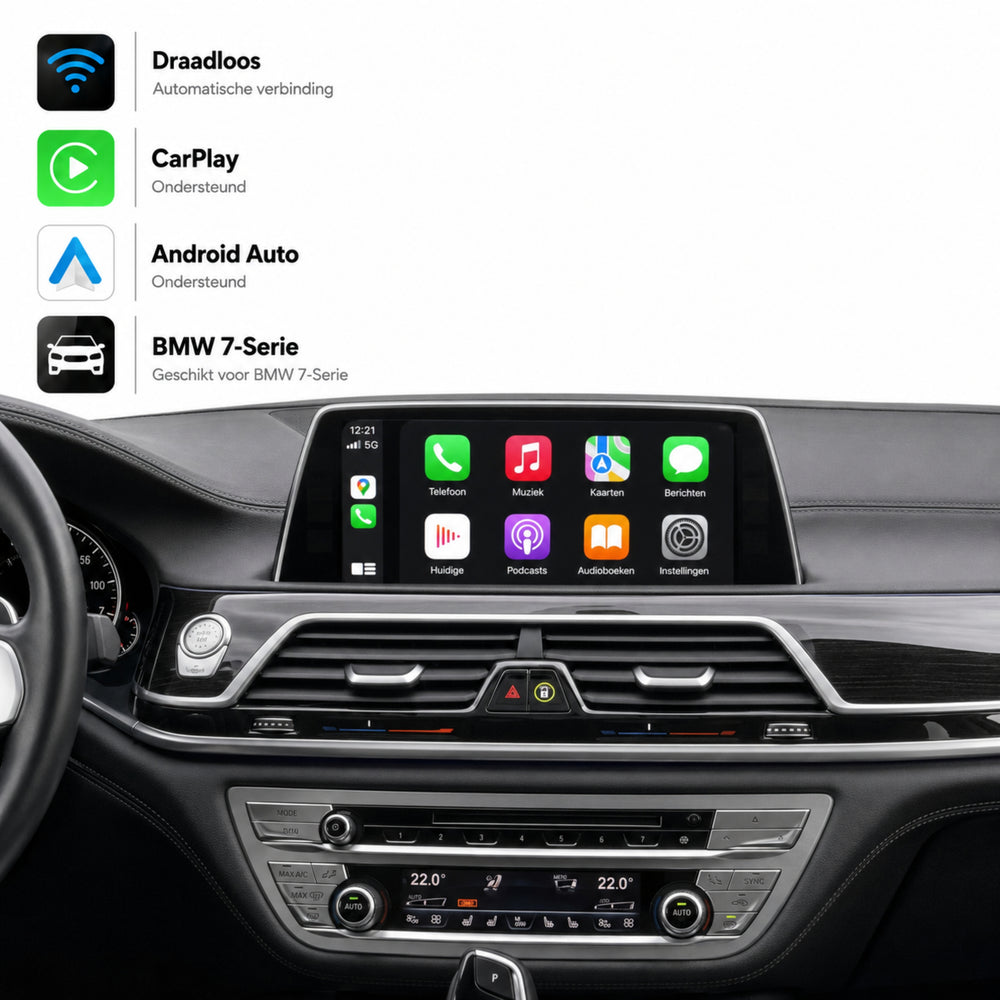 BMW 7 Serie G11/G12 | 2015 t/m 2019 | CarPlay & Android Auto Box | NBT EVO
