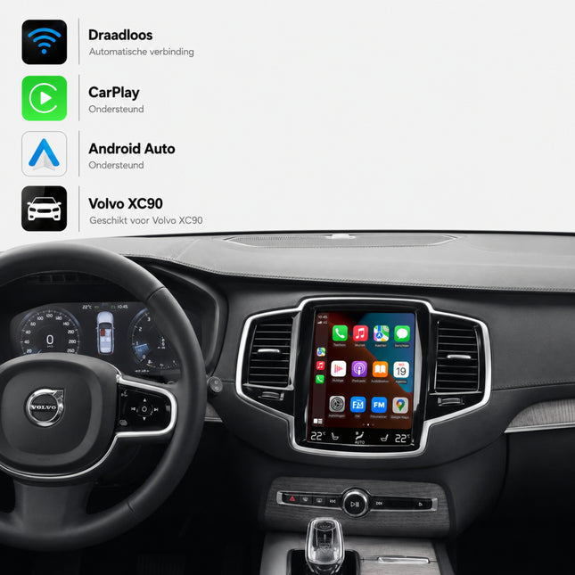 Volvo XC90 | 2015 to 2021 | CarPlay & Android Auto Box | Sensus Navigation