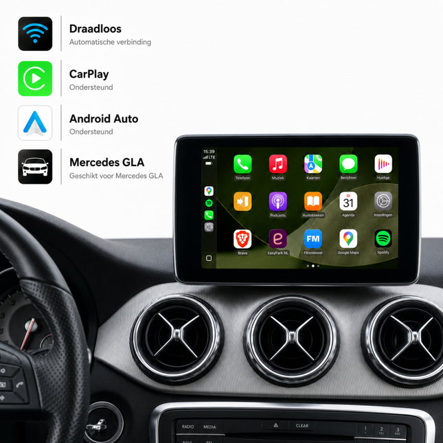 Mercedes GLA-Klasse | 2014 t/m 2015 | CarPlay & Android Auto Box