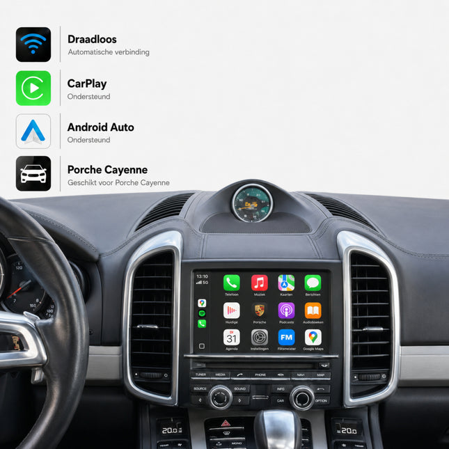 Porsche Cayenne (958) | 2010 t/m 2016 | CarPlay & Android Auto Box | PCM 3.1