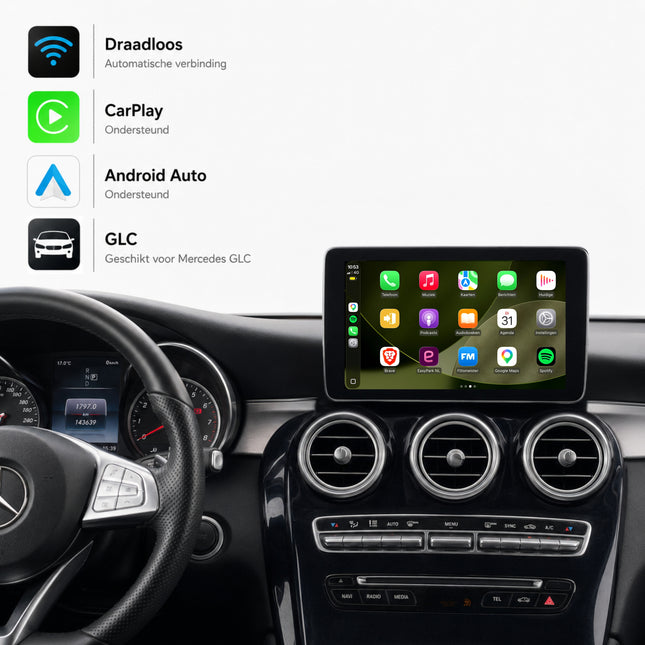Mercedes GLC-Klasse W253 | 2015 t/m 2019 | CarPlay & Android Auto Box | NTG 5.0