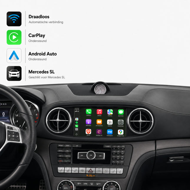 Mercedes SL W231 | 2012 t/m 2016 | CarPlay & Android Auto Box