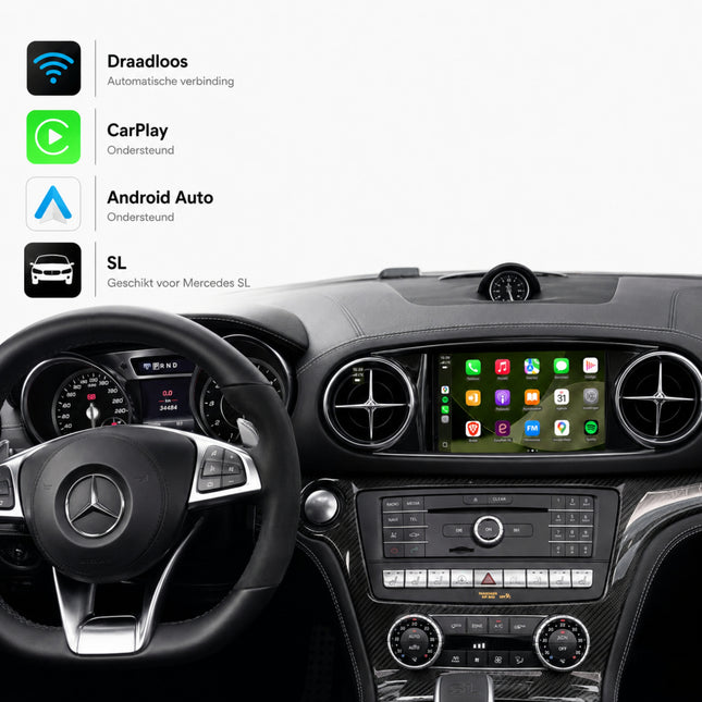 Mercedes SL-Klasse R231 | 2016 t/m 2020 | CarPlay & Android Auto Box | NTG 5.0