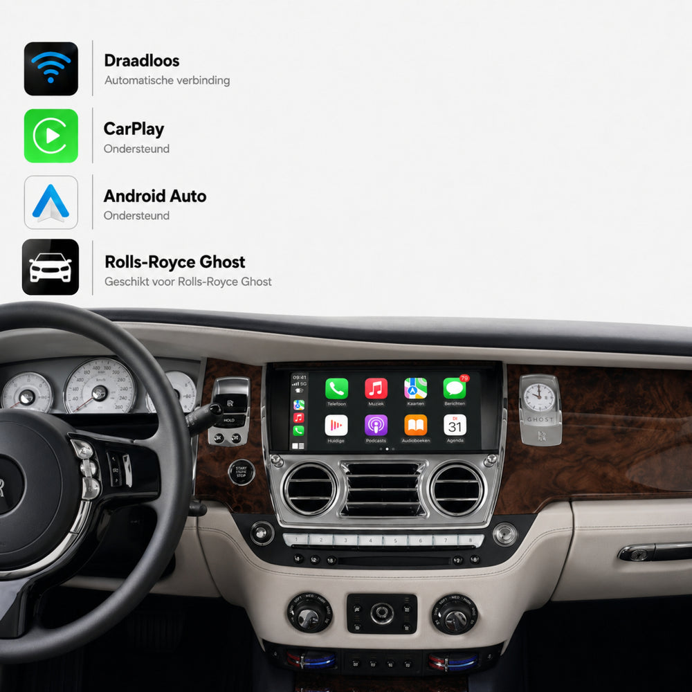 Rolls Royce Ghost | 2015 to 2018 | CarPlay & Android Auto Box | NBT