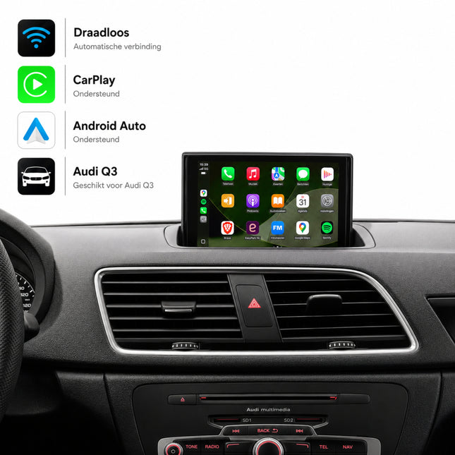 Audi Q3 en Audi RSQ3 | 2011 t/m 2018 | CarPlay & Android Auto Box | MMI 3G