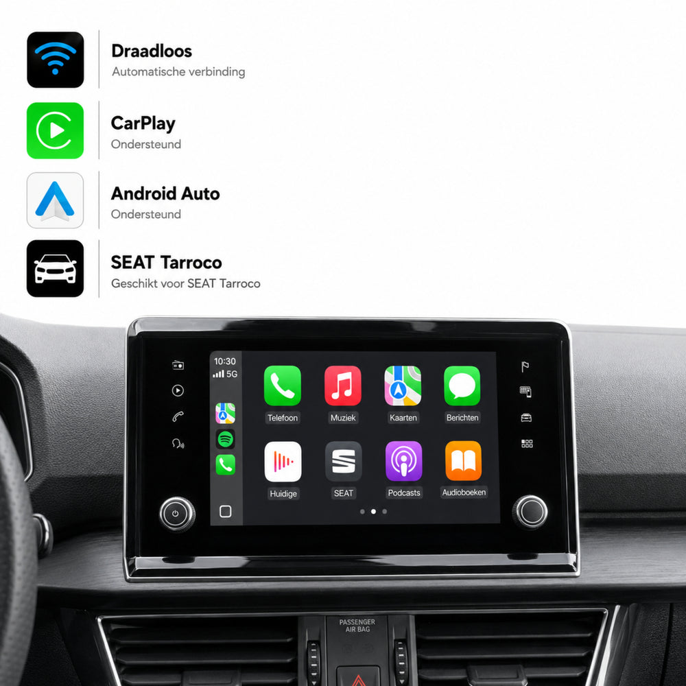 SEAT Tarroco | 2018 t/m 2020 | CarPlay & Android Auto Box | MIB