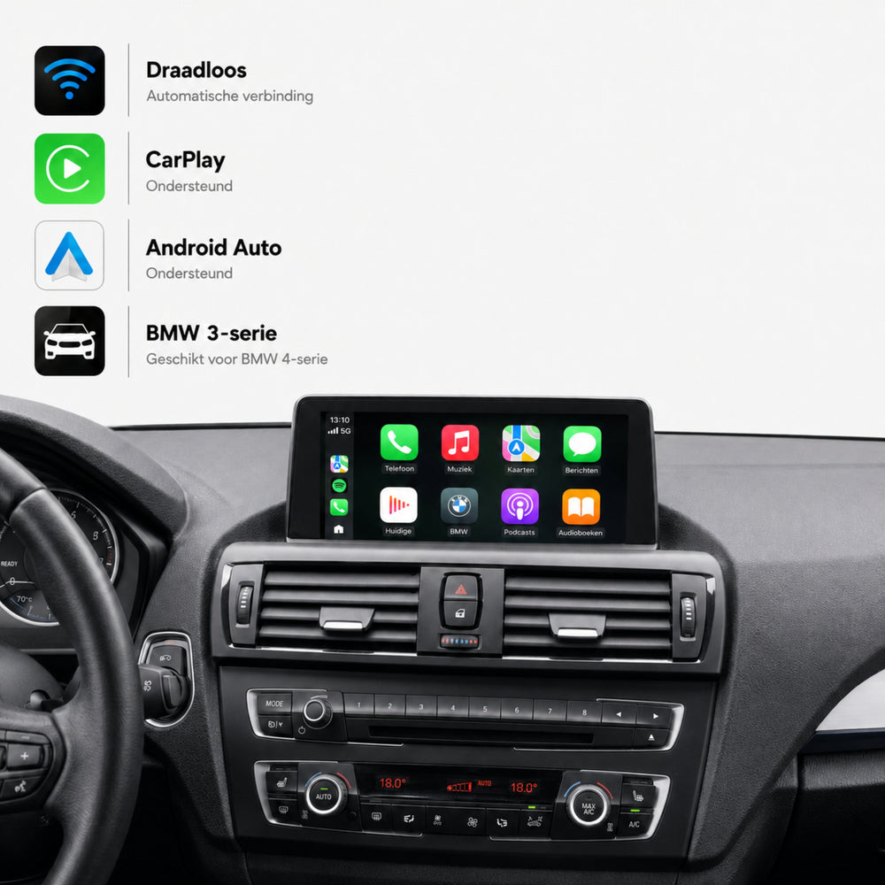 BMW 4 Serie F32/F33/F36 | 2013 t/m 2016 | CarPlay & Android Auto Box | NBT