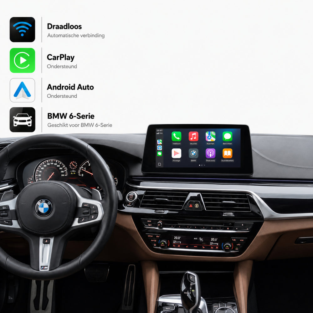 BMW 6 Serie F06/F12/F13 | 2016 t/m 2020 | CarPlay & Android Auto Box | NBT EVO