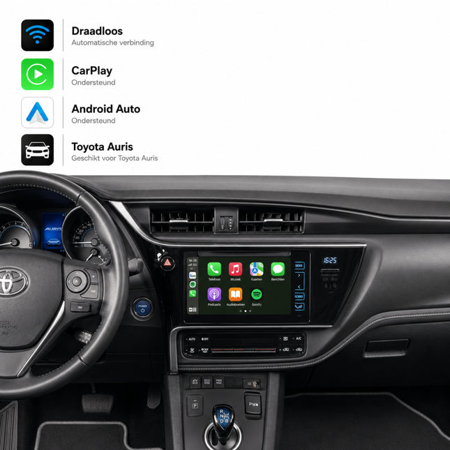 Toyota Auris | 2016 t/m 2019 | CarPlay & Android Auto Box | Touch 2 | Panasonic