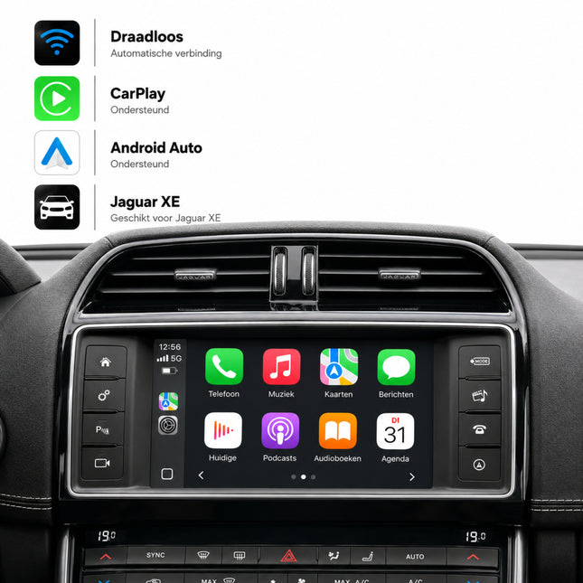 Jaguar XE | 2015 t/m 2020 | CarPlay & Android Auto Box | Harman