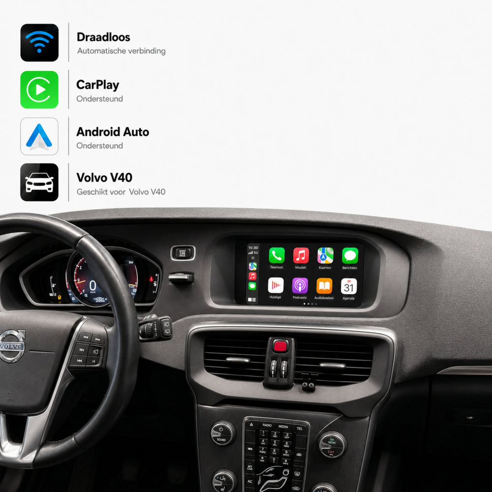 Volvo V40 | 2012 t/m 2014 | CarPlay & Android Auto Box | Sensus
