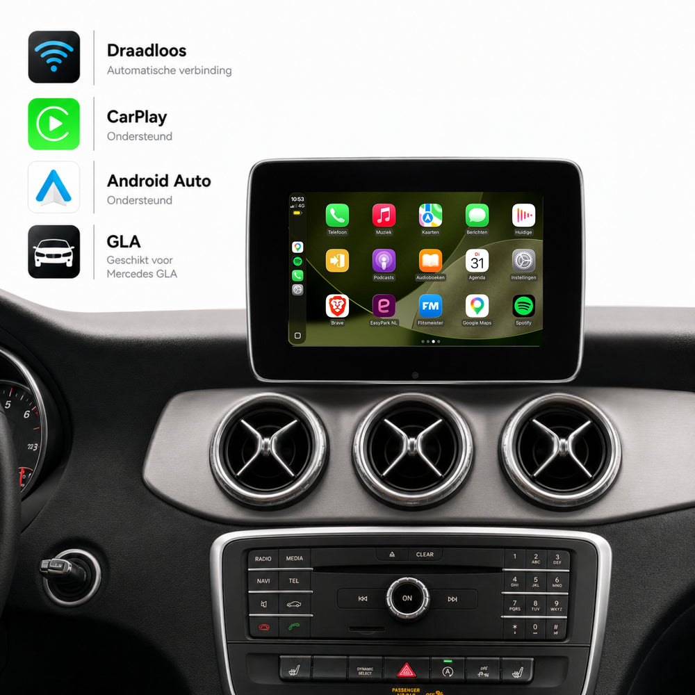 Mercedes GLA-Klasse W156 | 2015 t/m 2020 | CarPlay & Android Auto Box | NTG 5.0