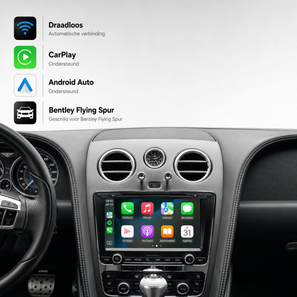 Bentley Flying Spur | 2012 t/m 2019 | CarPlay & Android Auto Box