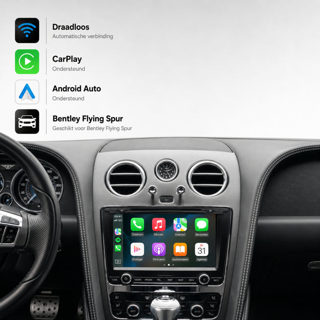 Bentley Flying Spur | 2012 t/m 2019 | CarPlay & Android Auto Box