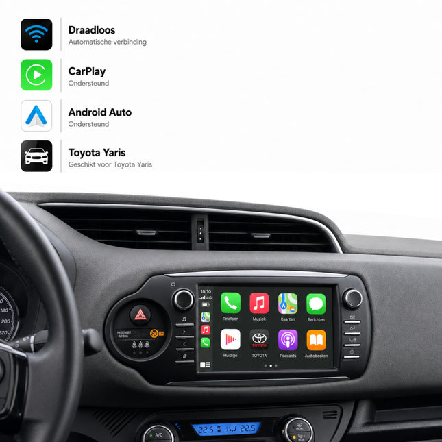 Toyota Yaris | 2017 t/m 2020 | CarPlay & Android Auto Box | Touch 2 | Pioneer
