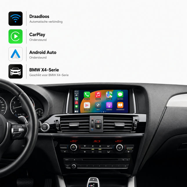 Davilon CarPlay y Android Auto Box | Apto para BMW X4 | 2016 a 2021