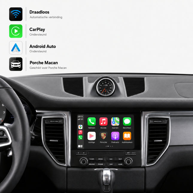 Porsche Macan (95B) | 2014 t/m 2015 | CarPlay & Android Auto Box | PCM 3.1