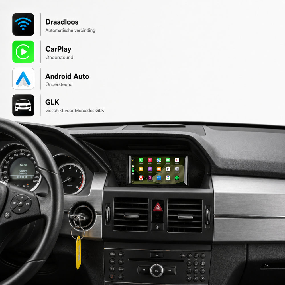 Mercedes GLK-klasse | 2008 t/m 2011 | CarPlay & Android Auto Box