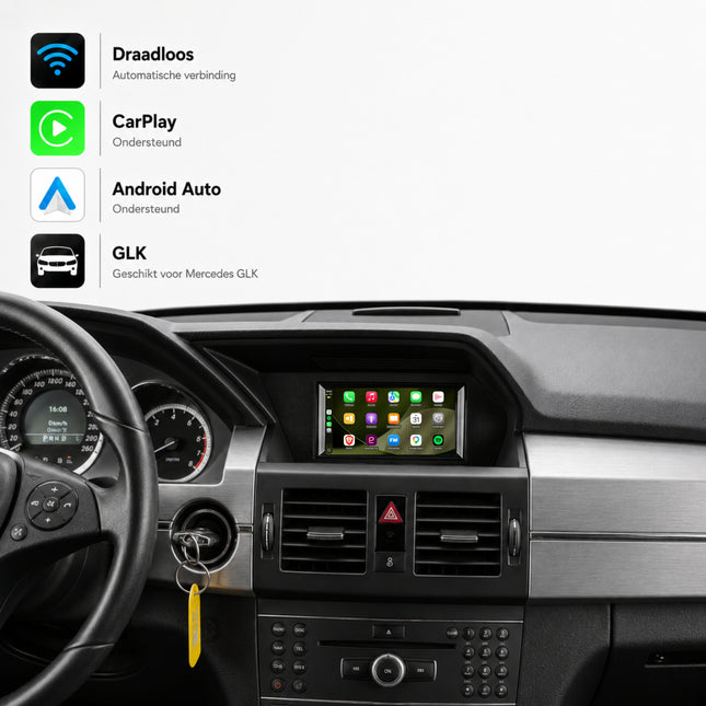 Mercedes GLK-klasse | 2008 t/m 2011 | CarPlay & Android Auto Box