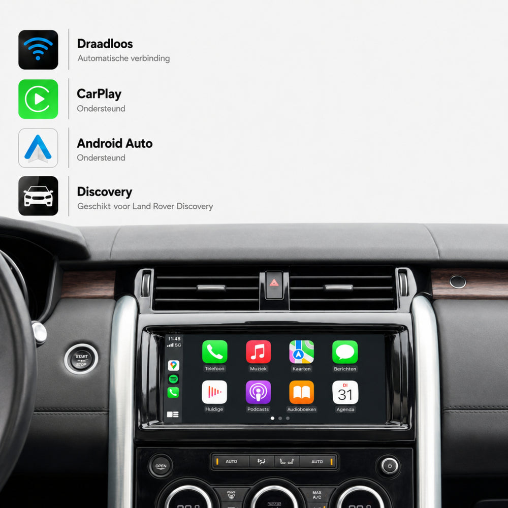 Land Rover Discovery | 2016 t/m 2019 | CarPlay & Android Auto Box | Harman