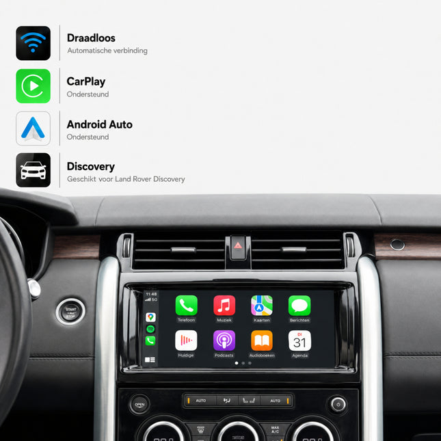 Land Rover Discovery | 2016 t/m 2019 | CarPlay & Android Auto Box | Harman
